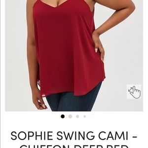 Torrid size 1 Red Cami